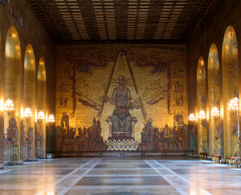 Stockholm City Hall Golden Hall